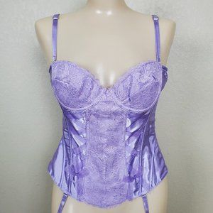Fredericks of Hollywood Lavender Corset Bustier